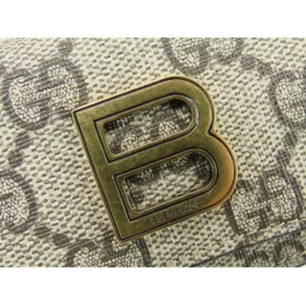 Gucci Balenciaga The Hacker Project GG Supreme Tri fold Wallet Compact Brown - Picture 9 of 9